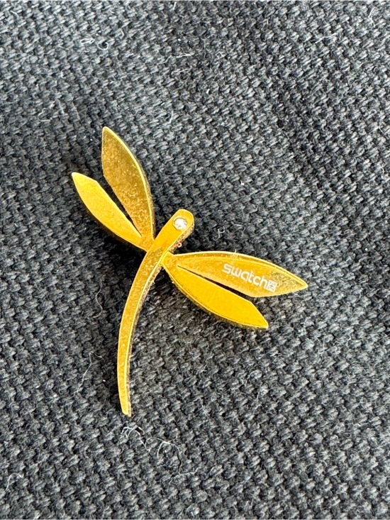 Swatch Jewelry - Swatch Gold Dragonfly Pendant- Elegant Womens Jewelry
